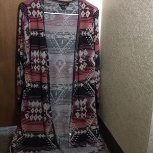 Long Tribal Cardigan